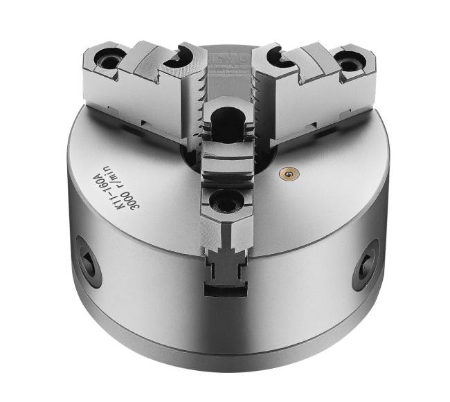 160 mm 3-žandikaulės tekino staklių griebtuvas8