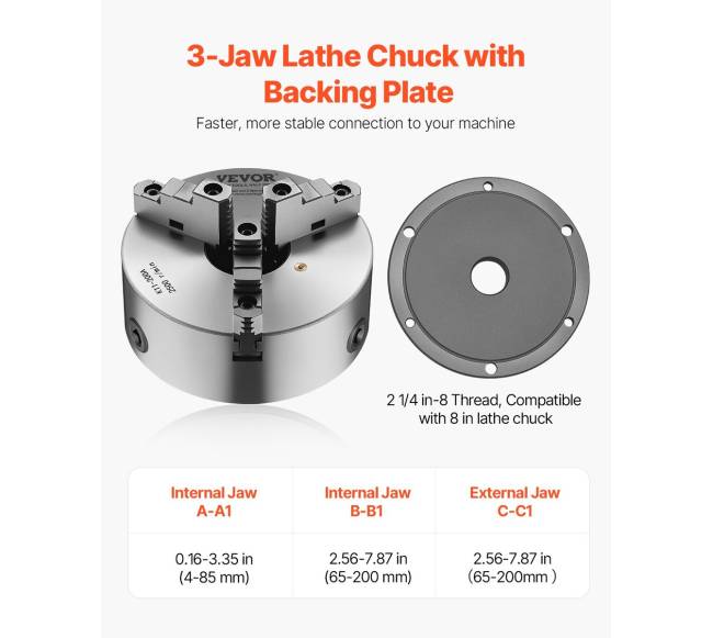 Pats centrojantis 3 žandikaulių tekinimo griebtuvas3