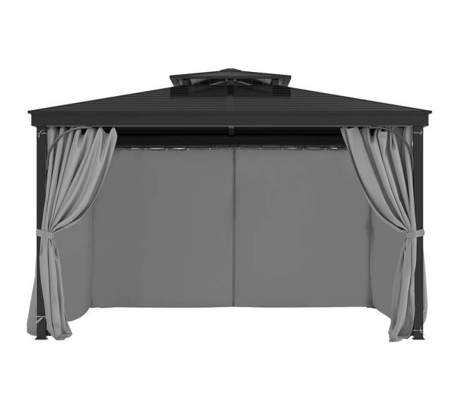 Paviljono privatumo užuolaidos pilkos0