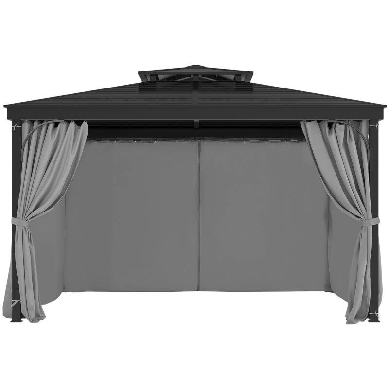 Paviljono privatumo užuolaidos pilkos0