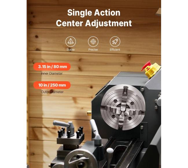 250 mm 4-žandikaulių savaime centruojantis tekinimo staklių griebtuvas2