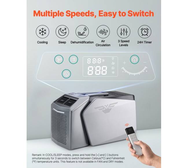 Nešiojamas oro kondicionierius 5000 BTU stovyklavimui3