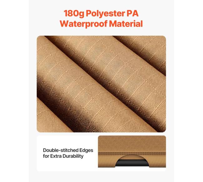 10x10 ft lauko pergola su stogu2