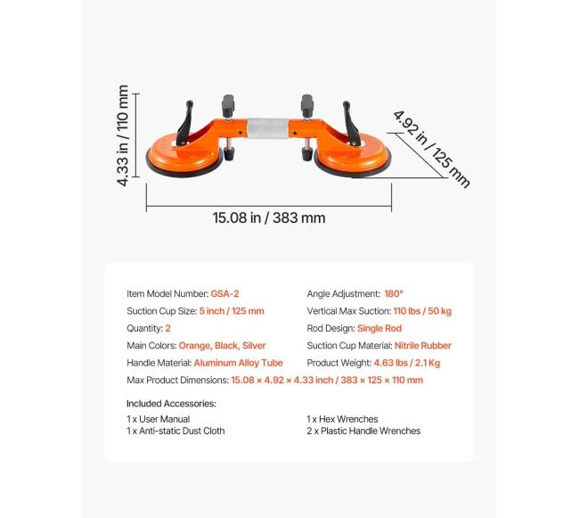 Besisiūlis sujungimų įrankis su 5 cm siurbtuku6