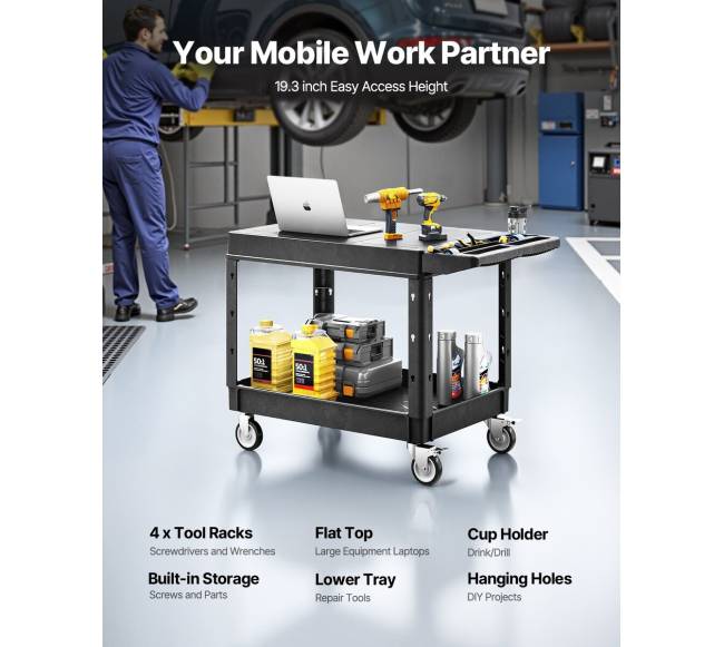 2 lentynų vežimėlis su ratukais1