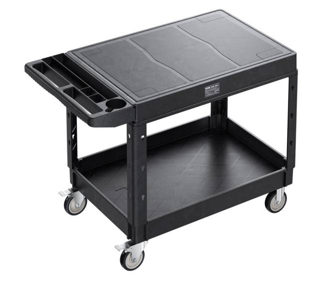 2 lentynų vežimėlis su ratukais9