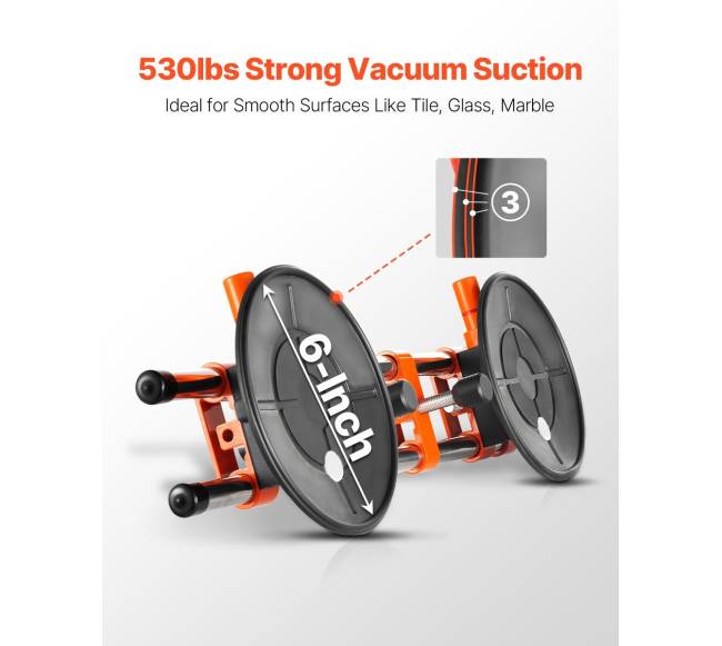 Beslėgis siūlių sujungiklis stalviršiui su 15 cm siurbtuku1