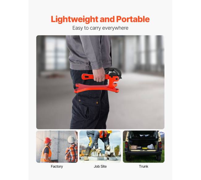 Nešiojama aliumininė vamzdžių spaustuvė 3–38 mm5