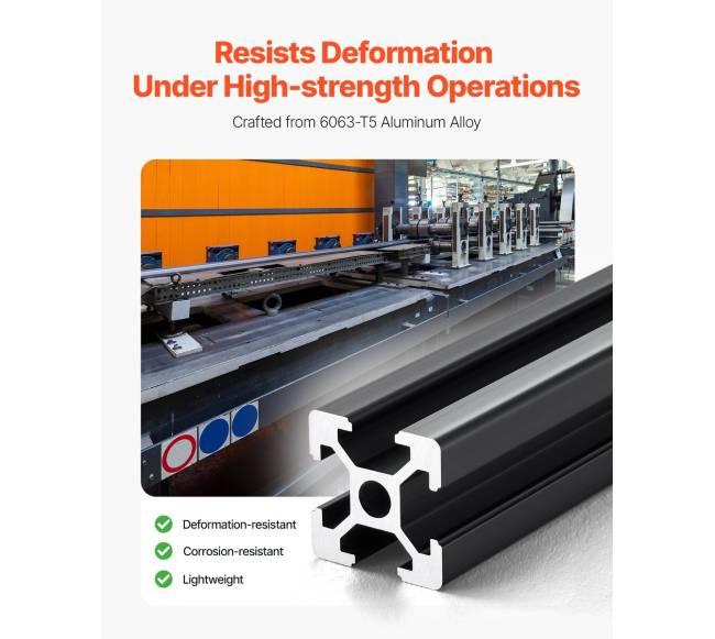 10 vnt. 1000 mm T formos aliuminio bėgelis2