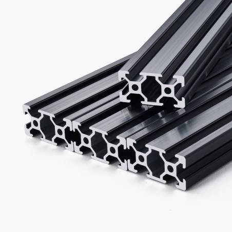 4 vnt. 1000 mm T formos 2040 aliuminio bėgis0
