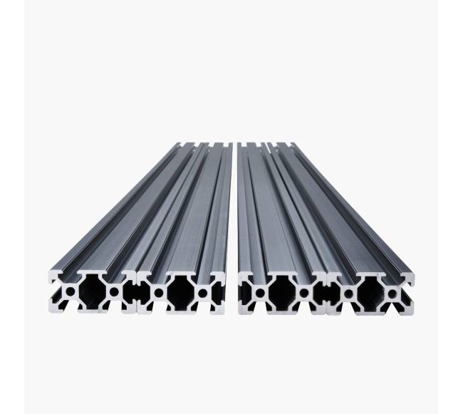 4 vnt. 1000 mm T formos 2040 aliuminio bėgis8