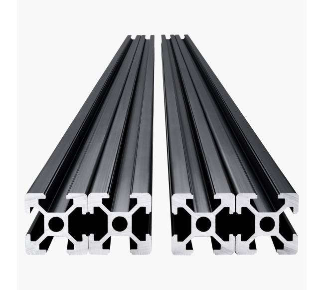 4 vnt 1200 mm T formos aliuminio bėgis8