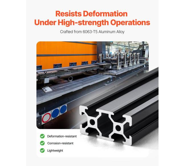 5 vnt 1200 mm T formos 2040 aliuminio profilis2