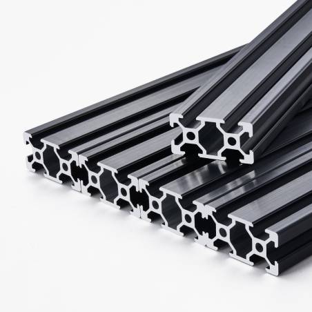 5 vnt. 1000 mm T Slot 2040 anodizuotas aliuminis profilis0