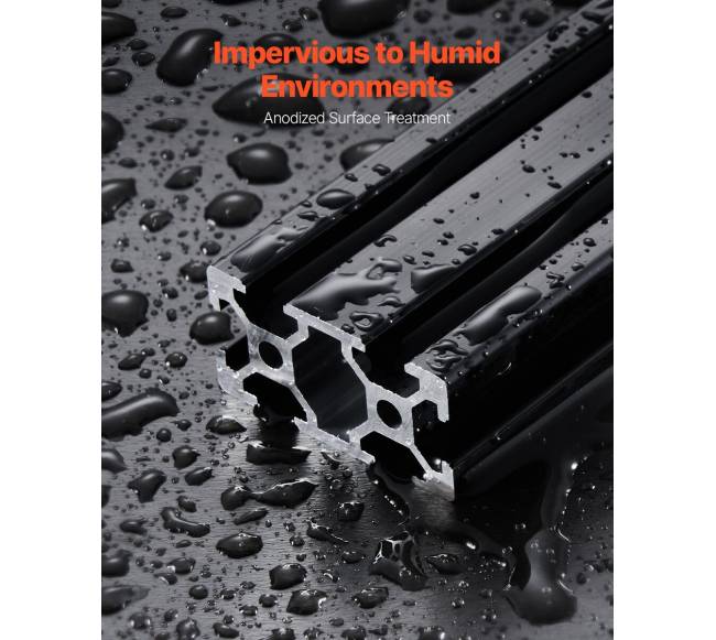 5 vnt. 1000 mm T Slot 2040 anodizuotas aliuminis profilis3