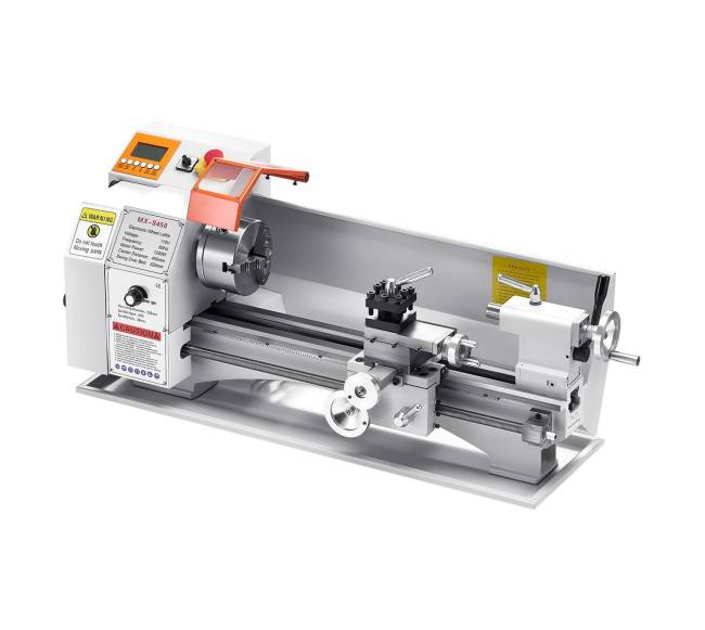 Metalo tekinimo staklės 22 x 45 cm, automatinis padavimas0