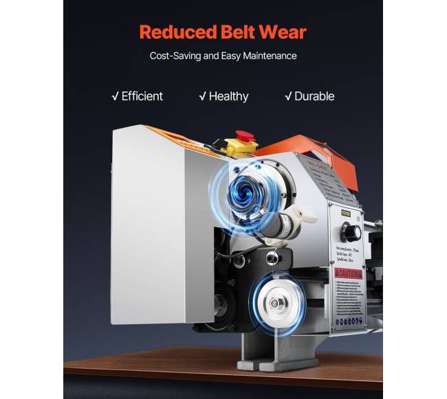 Metalo tekinimo staklės 22 x 45 cm, automatinis padavimas2