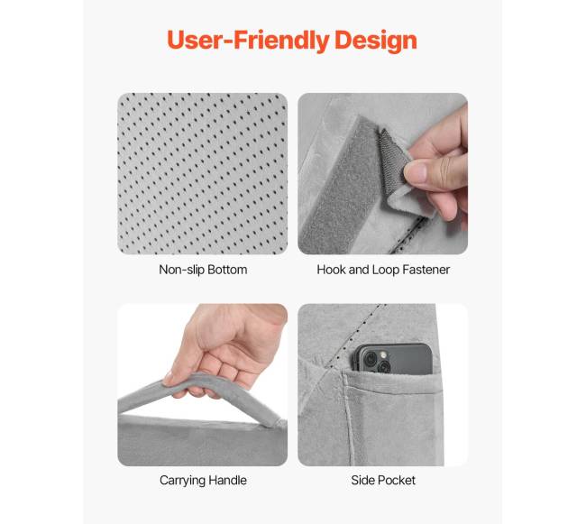 Ortopedine pagalvė kūgio formos reguliuojama plaunama5