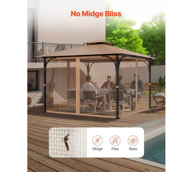 Pakeitimo pavėsinės tinklelis 10x10x7 ft4