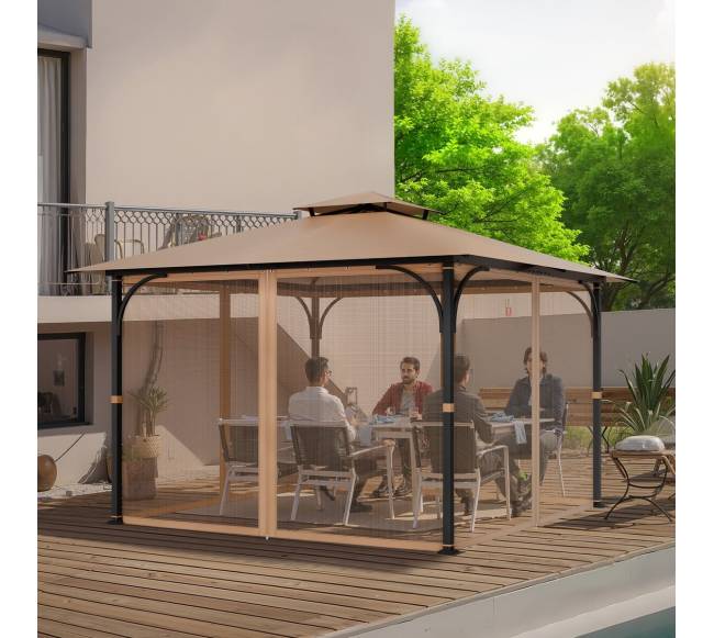 Pakeitimo pavėsinės tinklelis 10x10x7 ft7