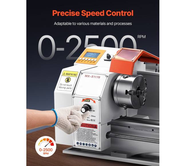 Staklių metalo tekinimo staklės 22 x 100 cm4