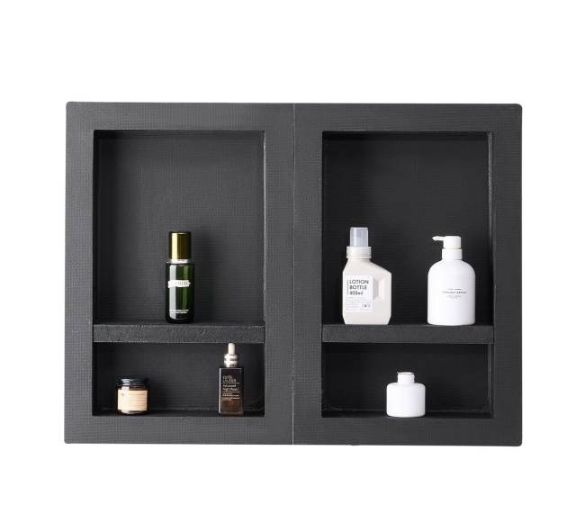 Vonios į sieną įleidžiamas dušo niša 40.6x61 cm9