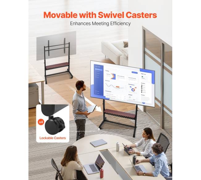 Mobilus vežimėlis televizoriui 55-100 colių2