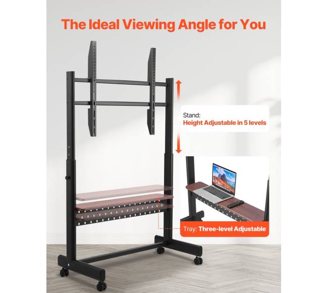 Mobilus vežimėlis televizoriui 55-100 colių4