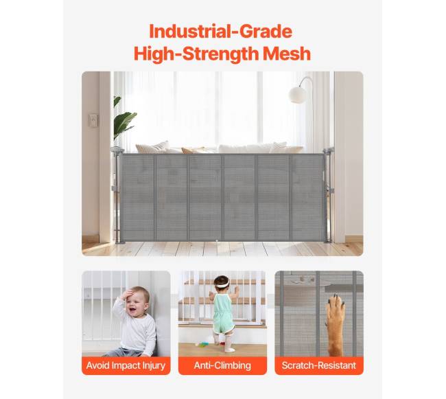 Ištraukiama apsauginė varteliai vaikams ir augintiniams4