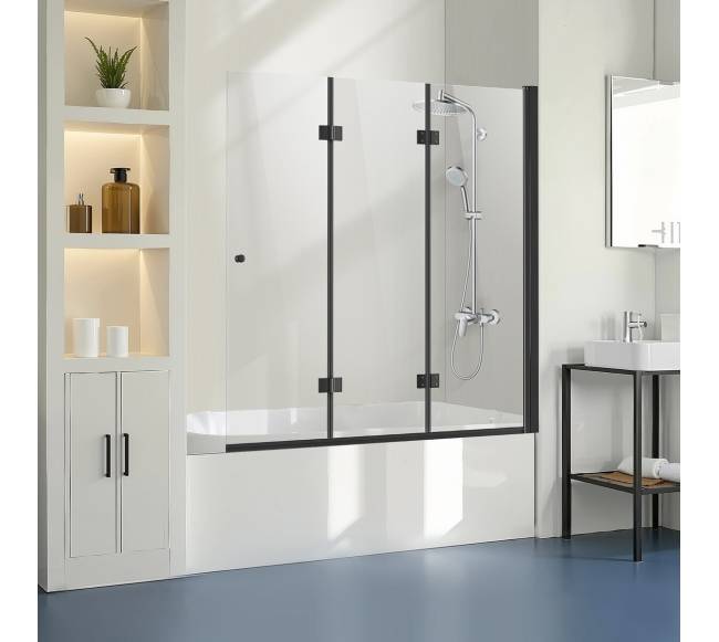 Voniai skirtos be rėmelio sulenkiamos dušo durys7