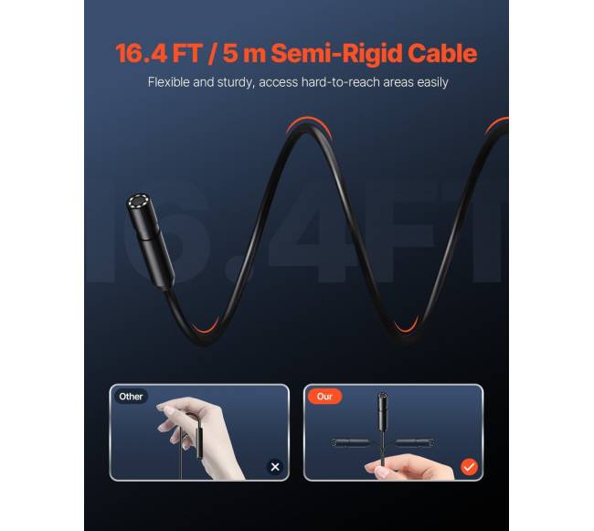 Endoskopinė kamera 1920P HD su 5m kabeliu1