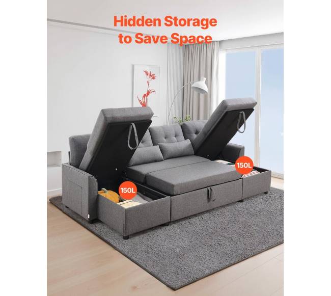 U formos 6 vietų miegamoji sofa pilka3