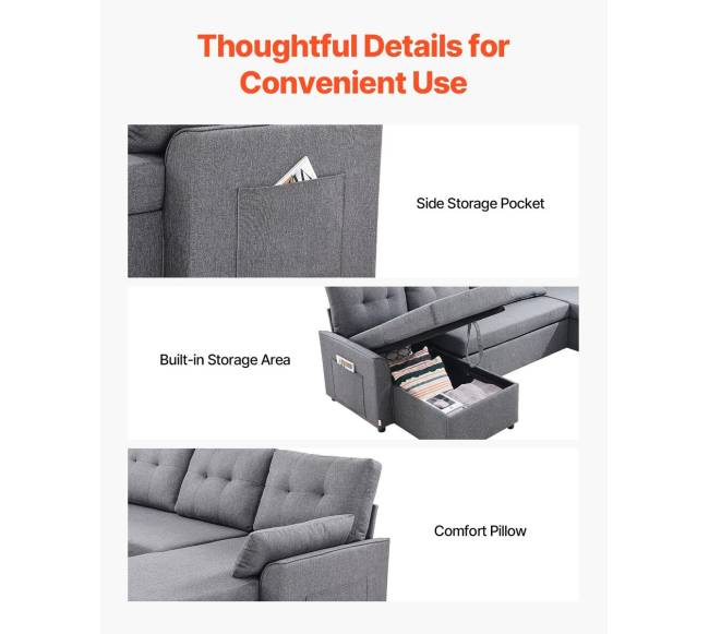 U formos 6 vietų miegamoji sofa pilka6