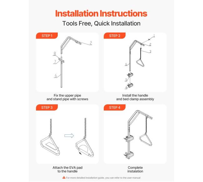 Treniruoklio strypas su spaustukais ir grandine5