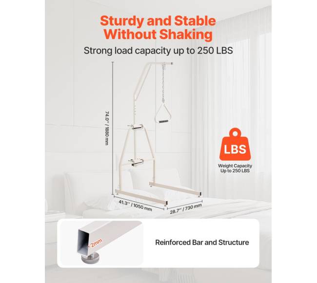 Trapecijos strypas lovos mobilumui su stovu1