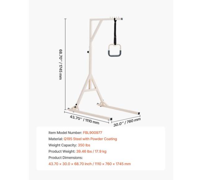 Trapezo gripas lovai su 350 kg apkrova6