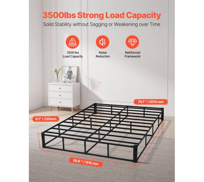 karalienės dydžio lovos pagrindas su audiniu1