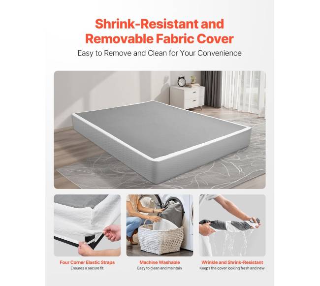 karalienės dydžio lovos pagrindas su audiniu3