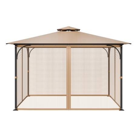 Atsarginis tinklinis paviljono tinklelis 10x12x7 ft0