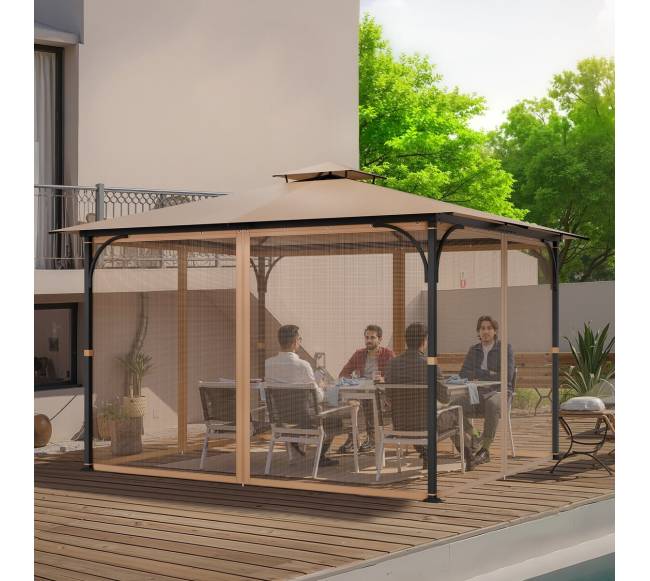 Atsarginis tinklinis paviljono tinklelis 10x12x7 ft7