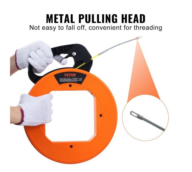 Žvejo juosta kabelių traukimas 60 m5