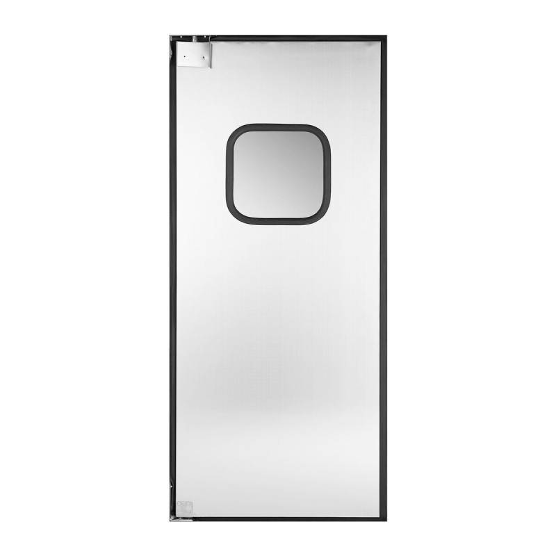 Nerūdijančio plieno eismo siūbavimo durys viengubas skydas0