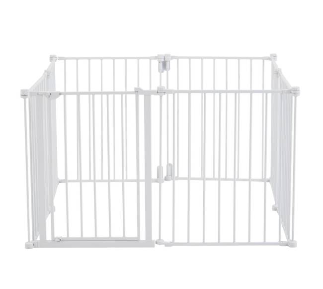 Baltos spalvos 8 dalių sulankstomi varteliai9