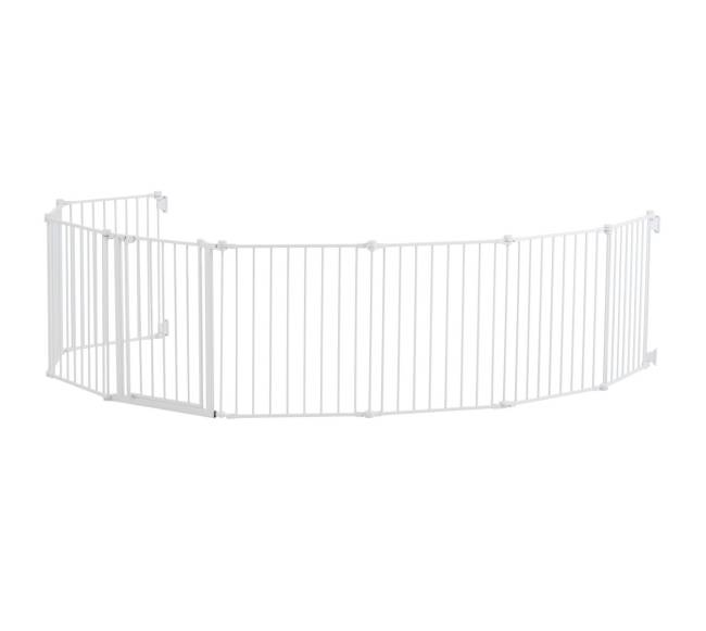 Baltos spalvos 8 dalių sulankstomi varteliai10