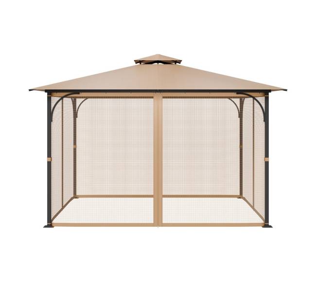 Pakeičiamas tinklinis pavėsinės tinklelis 10x12x7.3 m0