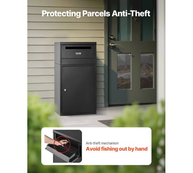 Lauko pašto dėžė su užraktu ir magnetu1