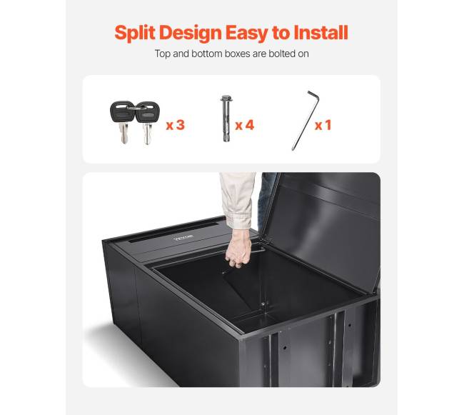 Lauko pašto dėžė su užraktu ir magnetu4