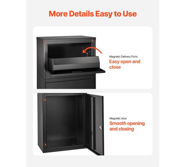 Lauko pašto dėžė su užraktu ir magnetu5