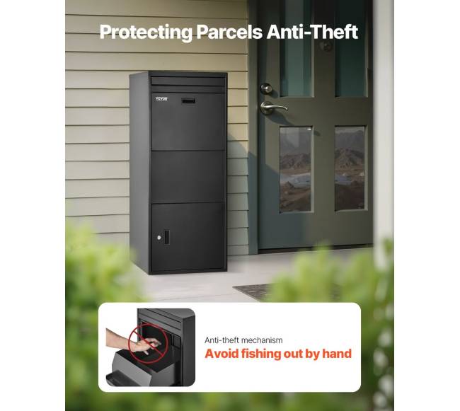 Lauko pašto dėžių siuntų dėžė su spyna1