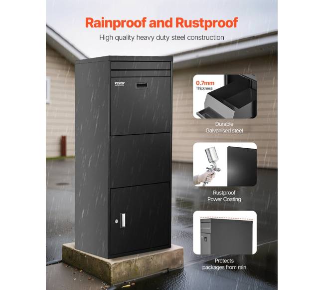 Lauko pašto dėžių siuntų dėžė su spyna2